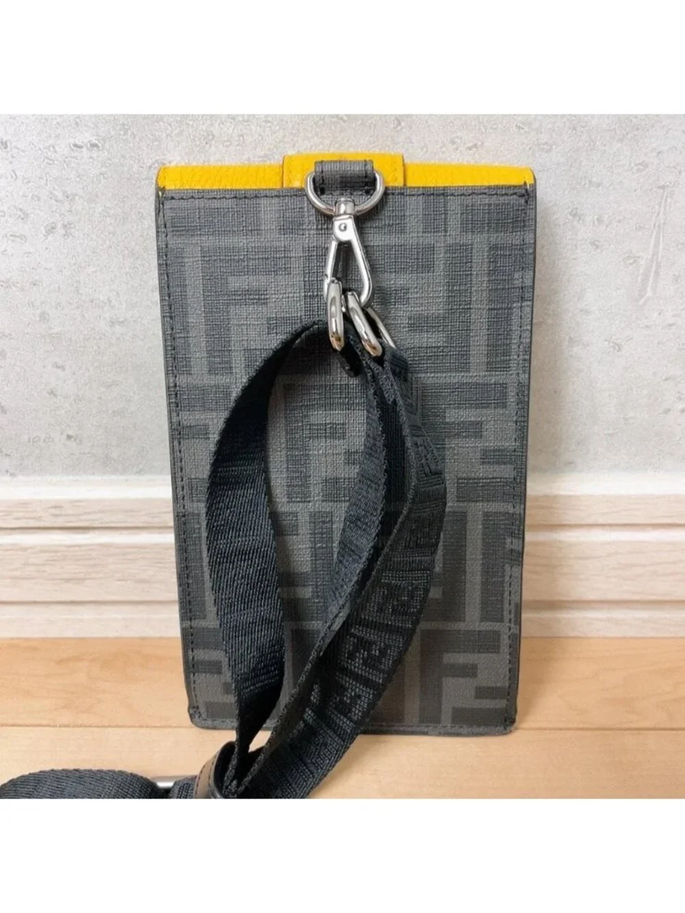 Fendi Zucca Shoulder Bag Smartphone Pouch